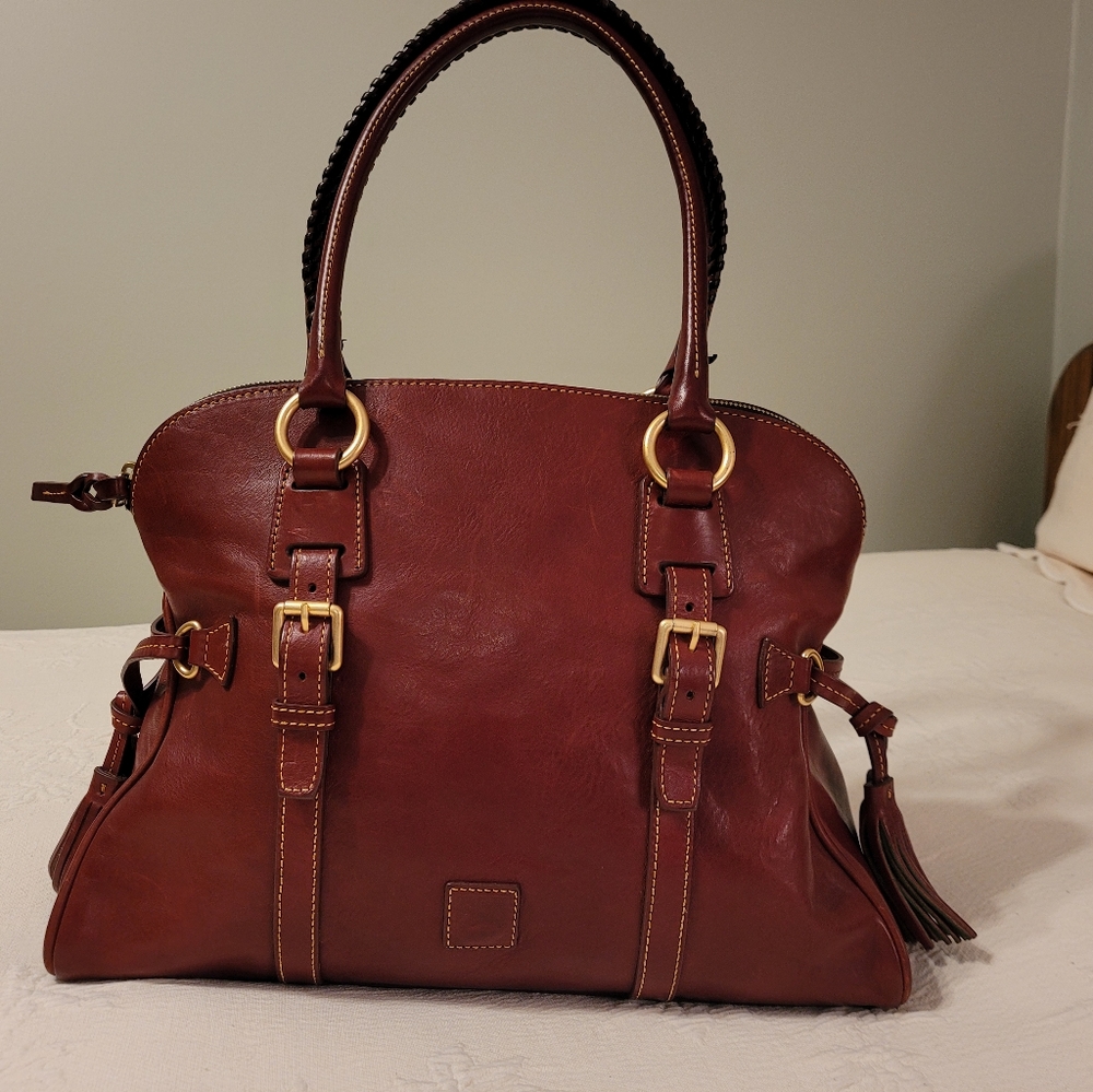 Dooney and Bourke Florentine Domed Buckle Satchel